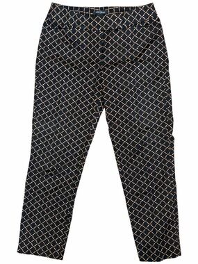 White House Black Market Slim Ankle Patterned Pants